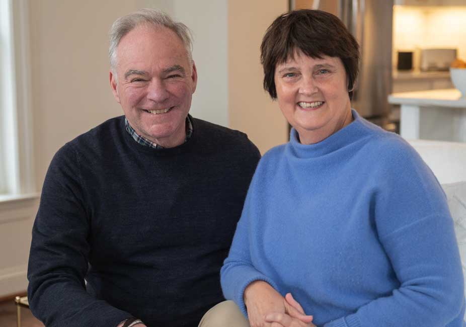 Tim Kaine and his wife